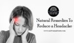 Natural remedies to reduce a headache